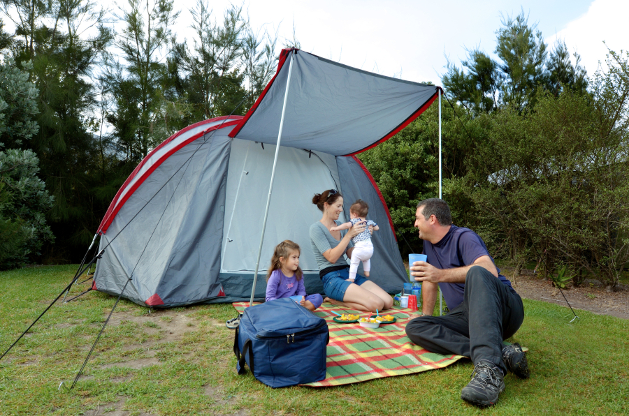 famille au camping france gorge du verdon 